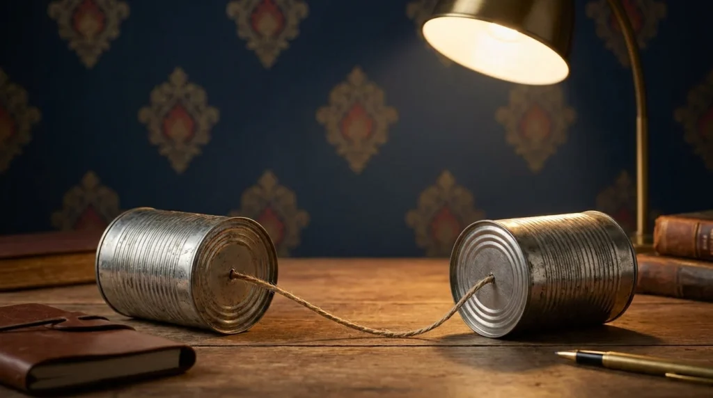 Telefono coi barattoli: la comunicazione efficace