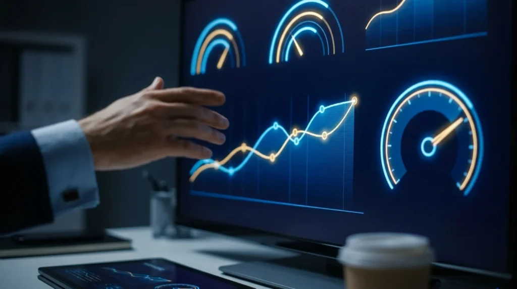 Cruscotto di analisi con indicatori e grafici - guida ai KPI con esempi concreti