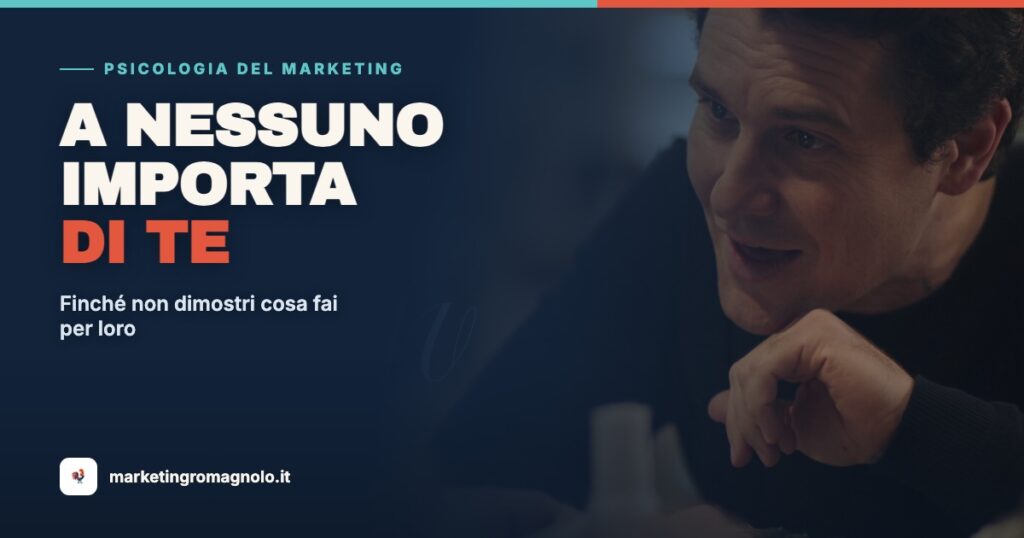 Di chi sei e cosa fai non frega nulla a nessuno