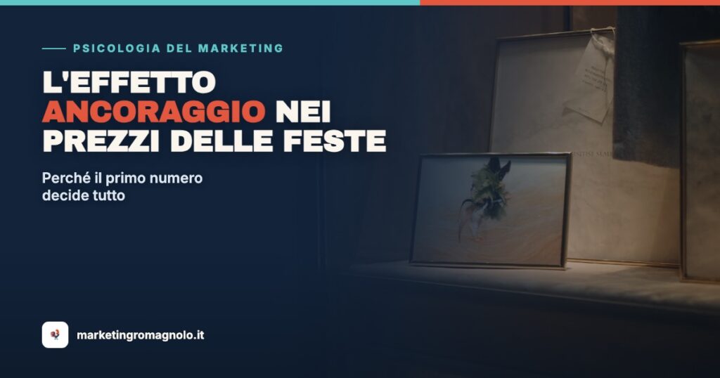 L'effetto ancoraggio nei prezzi delle feste