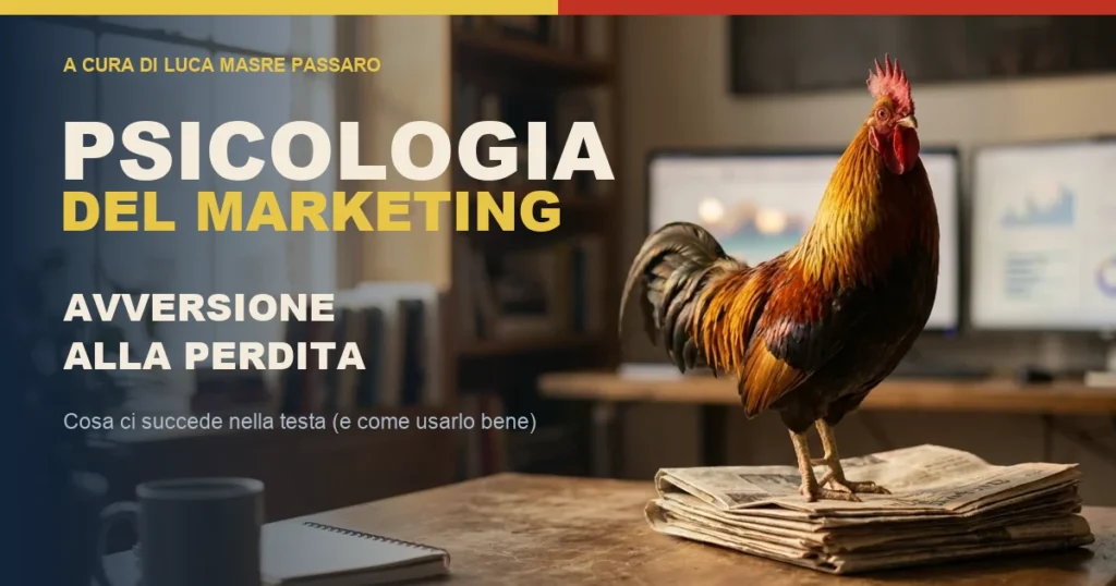 Psicologia del marketing: l'avversione alla perdita, a cura di Luca Masre Passaro