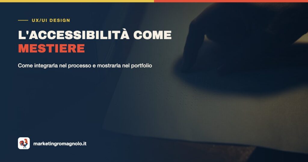 Polpastrelli che leggono un foglio in braille su una scrivania di legno
