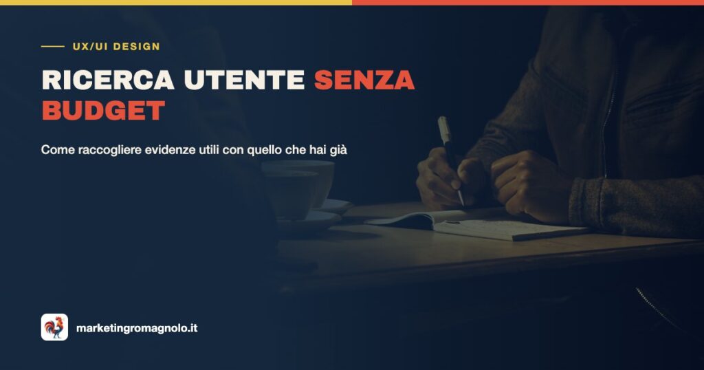 Due persone a un tavolino del bar, una prende appunti su un quaderno